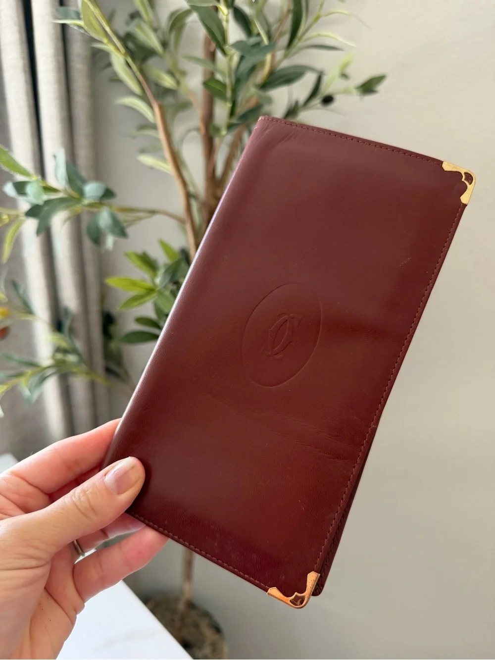 Cartier Wallet / Holds Passport : 100% authentic